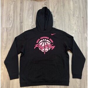 Nike Air Kay Yow PLAY4KAY Team Issued Hoodie Mens XL Unreleased Black Pink NEW